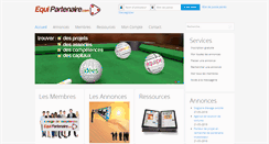 Desktop Screenshot of equipartenaire.com