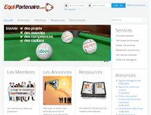 Tablet Screenshot of equipartenaire.com